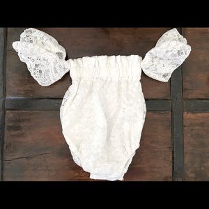 Newborn Lace Onesie